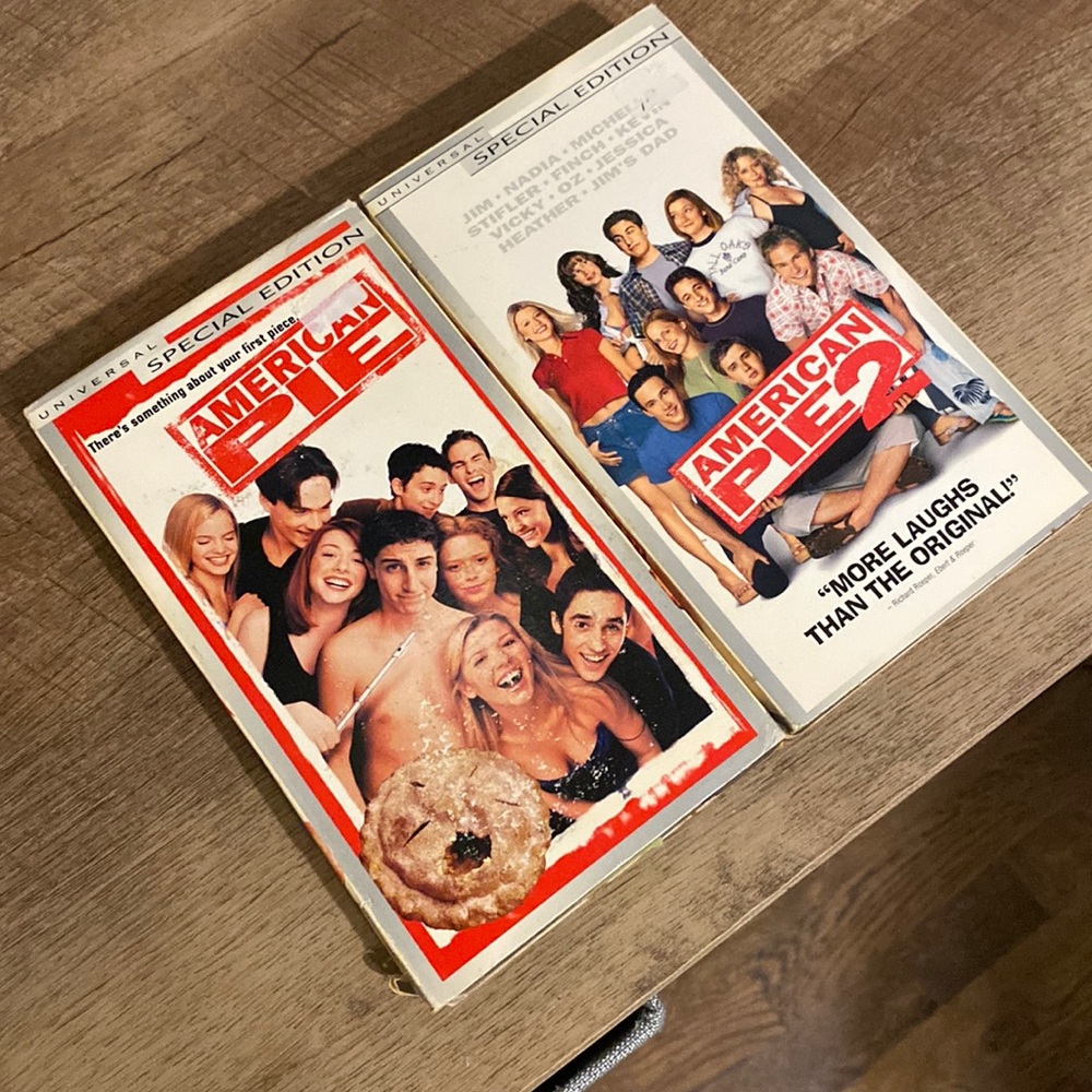 American Pie 1 & 2 VHS